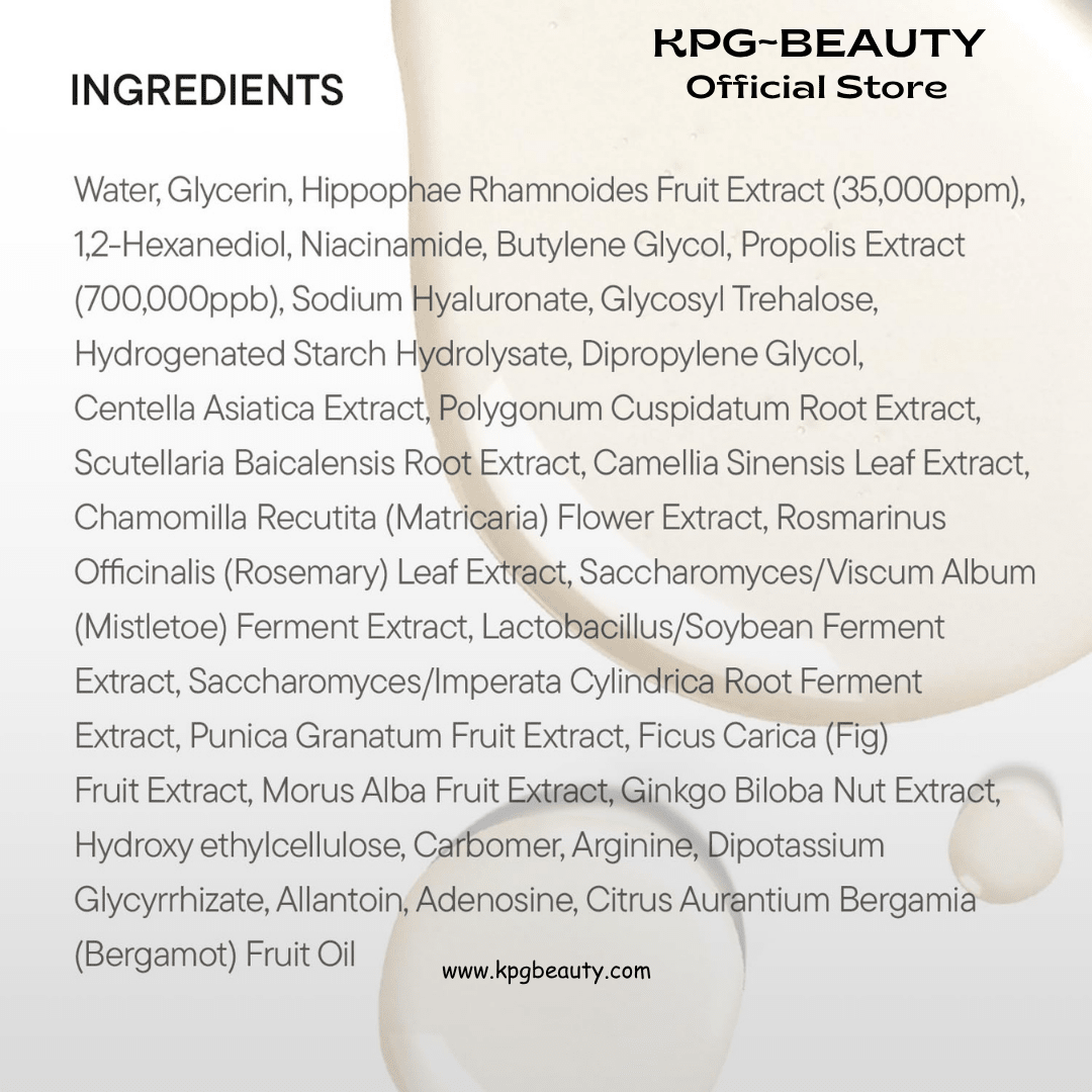 IUNIK Propolis Vitamin Synergy Serum Glow Boosting Nourishing Serum KPG BEAUTYIUNIK