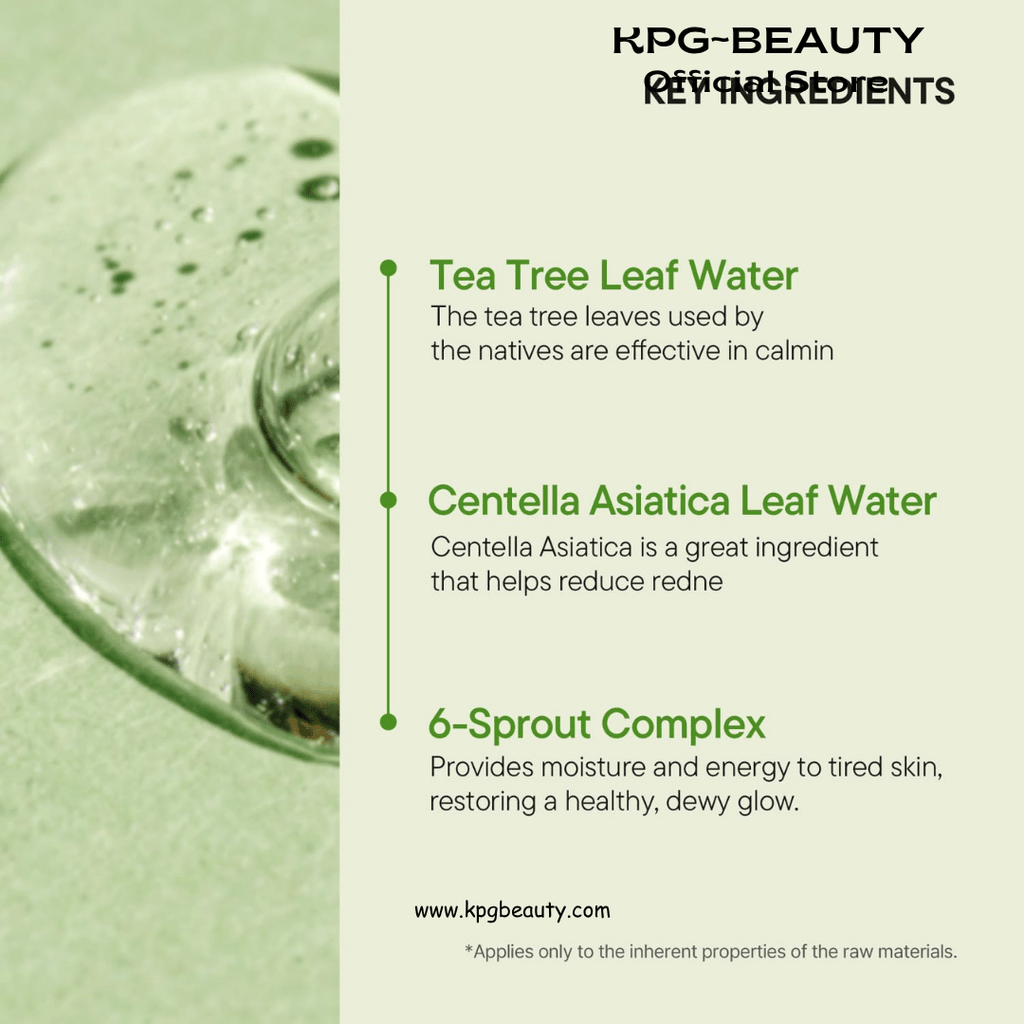 IUNIK Tea Tree Relief Serum Soothing Oil Control Centella Ampoule KPG BEAUTYIUNIK