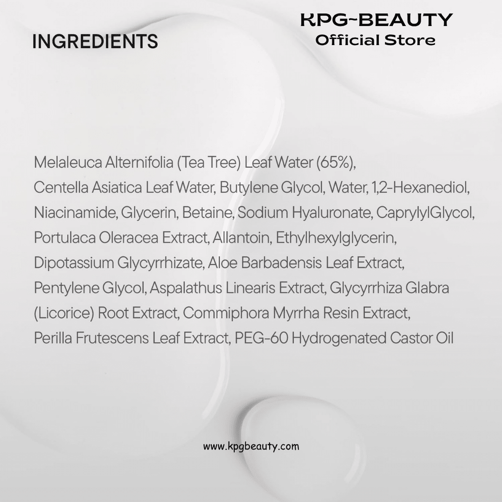 IUNIK Tea Tree Relief Toner Soothing Acne Care Toner KPG BEAUTYIUNIK