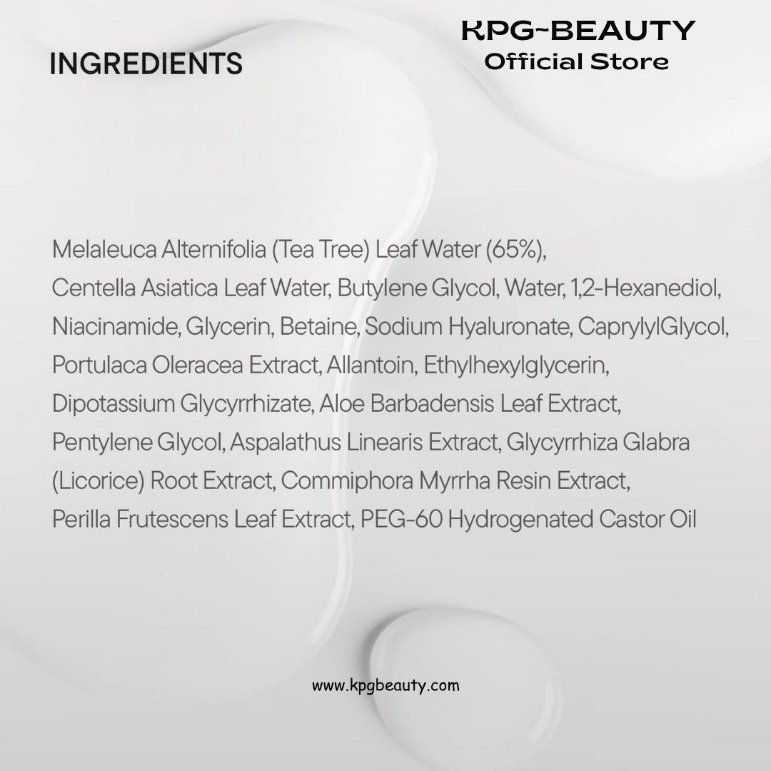 IUNIK Tea Tree Relief Toner Soothing Acne Care Toner KPG BEAUTYIUNIK
