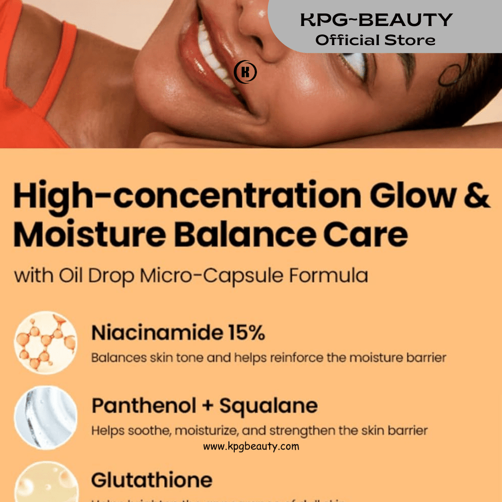 K - SECRET Seoul 1988 Niacinamide Glow Serum 30ml – 15% Niacinamide & Yuja Brightening Serum for Dark Spots | KPG BeautyKPGBEAUTY