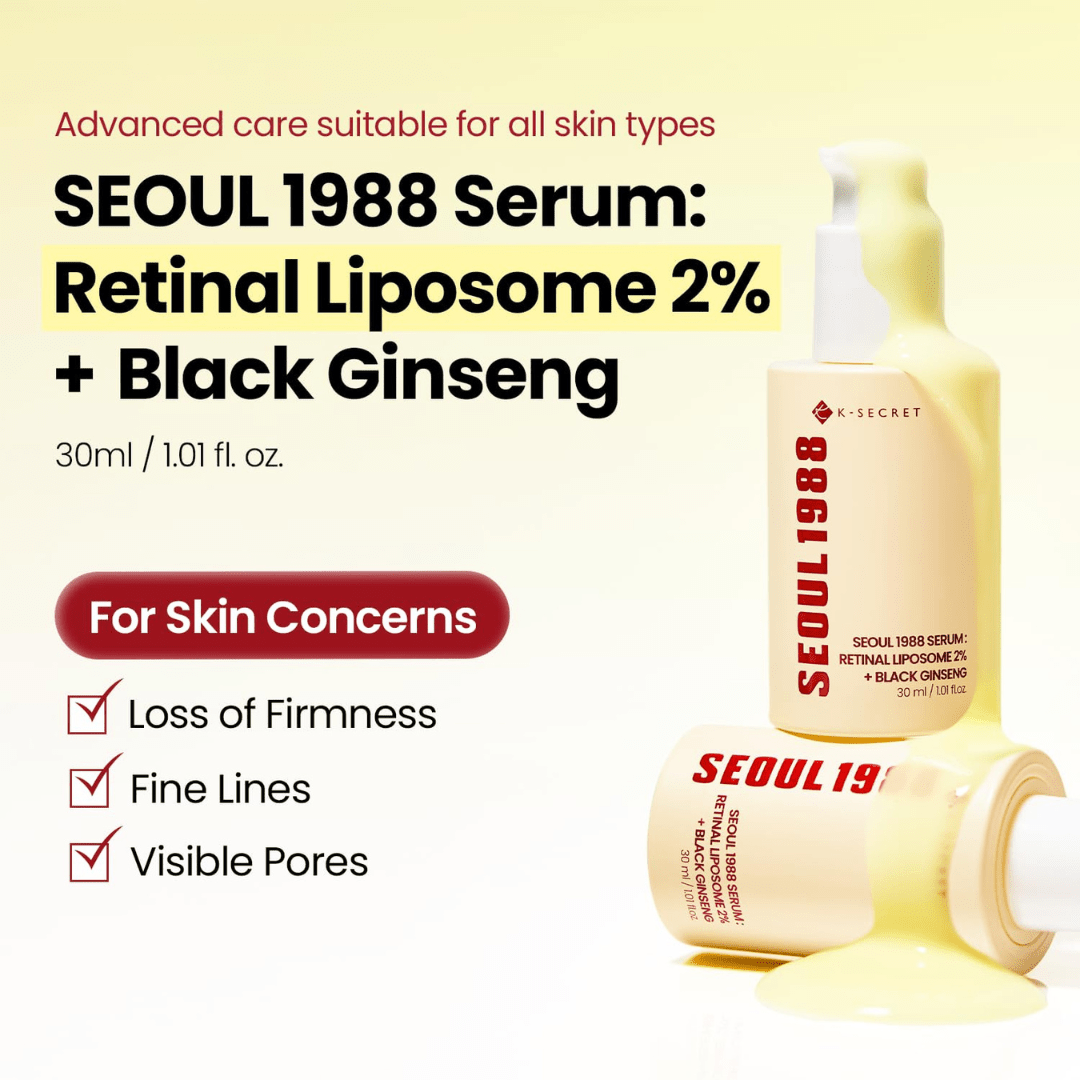 K-SECRET SEOUL 1988 Retinal Serum Black Ginseng Anti-Aging Serum KPG BEAUTYKSecret