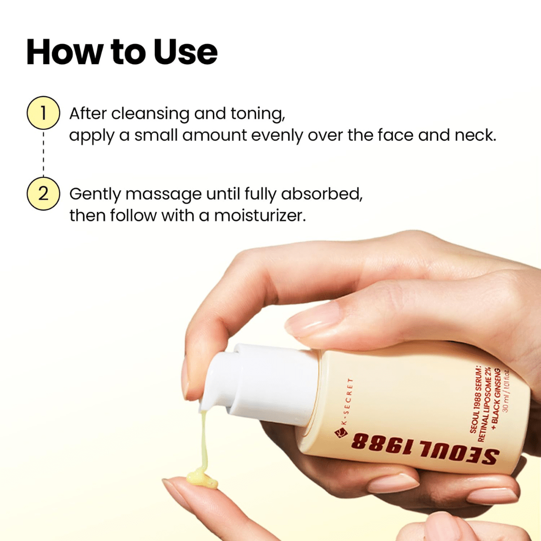 K-SECRET SEOUL 1988 Retinal Serum Black Ginseng Anti-Aging Serum KPG BEAUTYKSecret