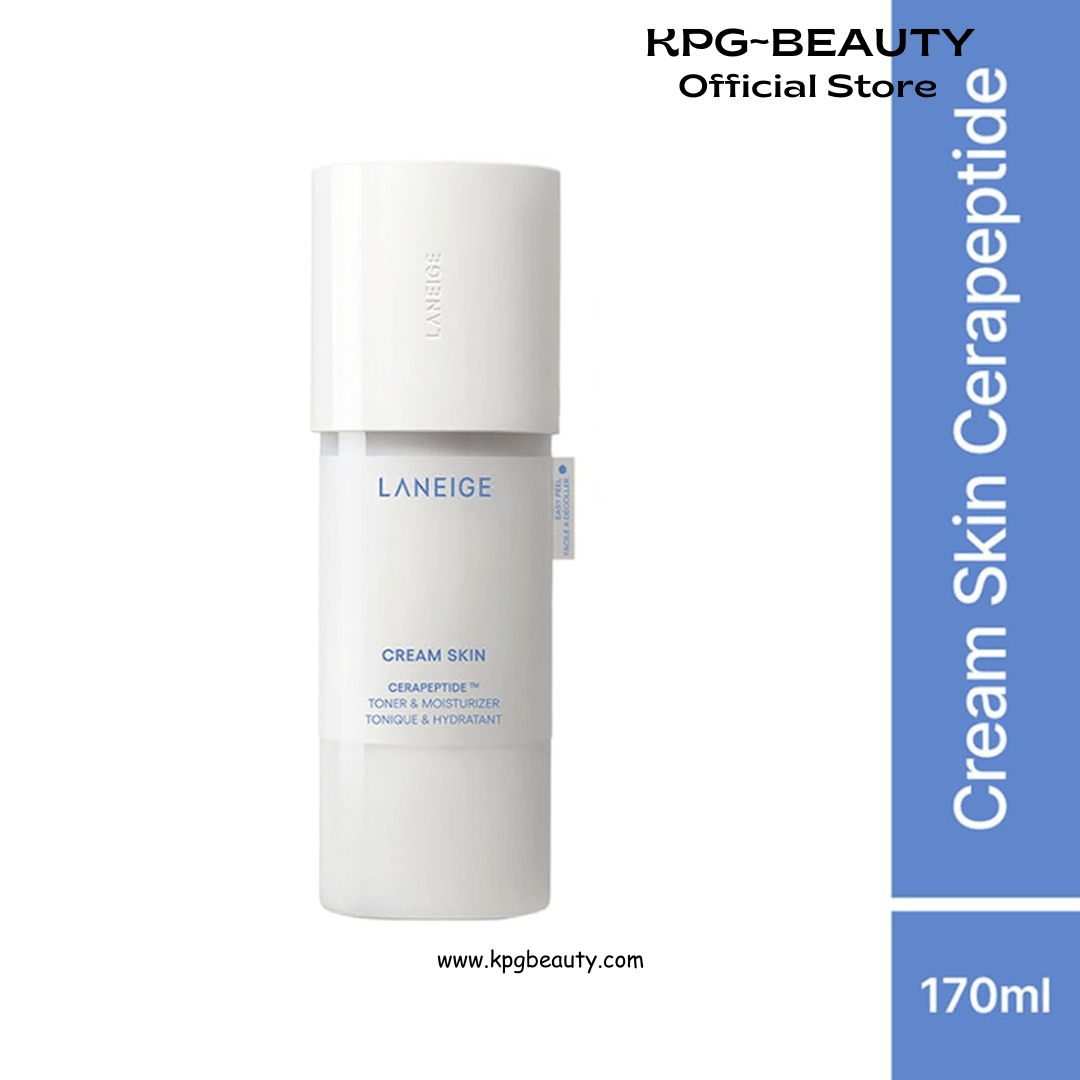 LANEIGE Cream Skin Toner & Moisturizer 170ml | Dual Function | Toner for Glowing Skin | Ceramides Moisturizer with Peptides | Boosts Skin Barrier & Lightweight | Korean Skincare | For Men and WomenLANEIGE