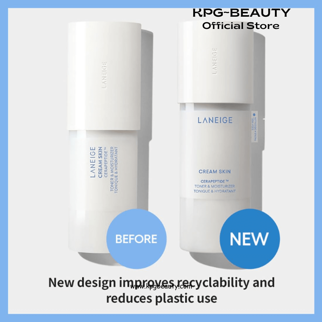 LANEIGE Cream Skin Toner & Moisturizer 170ml | Dual Function | Toner for Glowing Skin | Ceramides Moisturizer with Peptides | Boosts Skin Barrier & Lightweight | Korean Skincare | For Men and WomenLANEIGE
