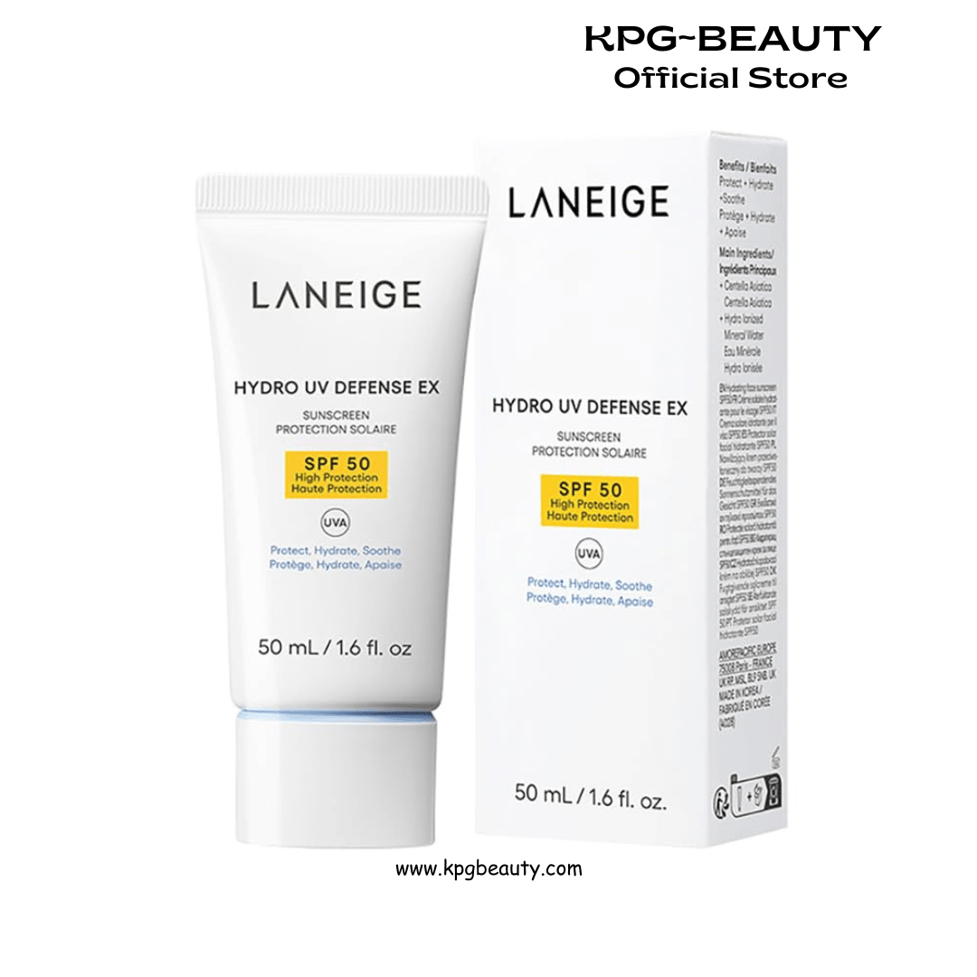 LANEIGE Hydro UV Defense Sunscreen 50ml, EX SPF 50+ | Broad Spectrum | Moisture Based Sunscreen | Light & Non - Greasy | No White Cast | Soothing Hydration | Suitable for All Skin | For Men & WomenLANEIGE