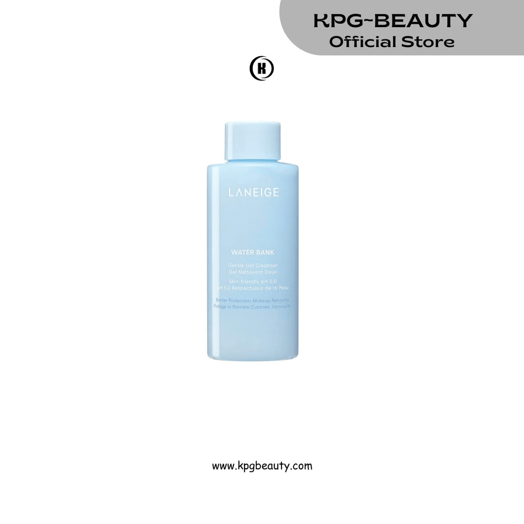 LANEIGE Water Bank Gentle Gel Cleanser: pH - Balanced & Barrier - Boosting with Blue Hyaluronic AcidLANEIGE