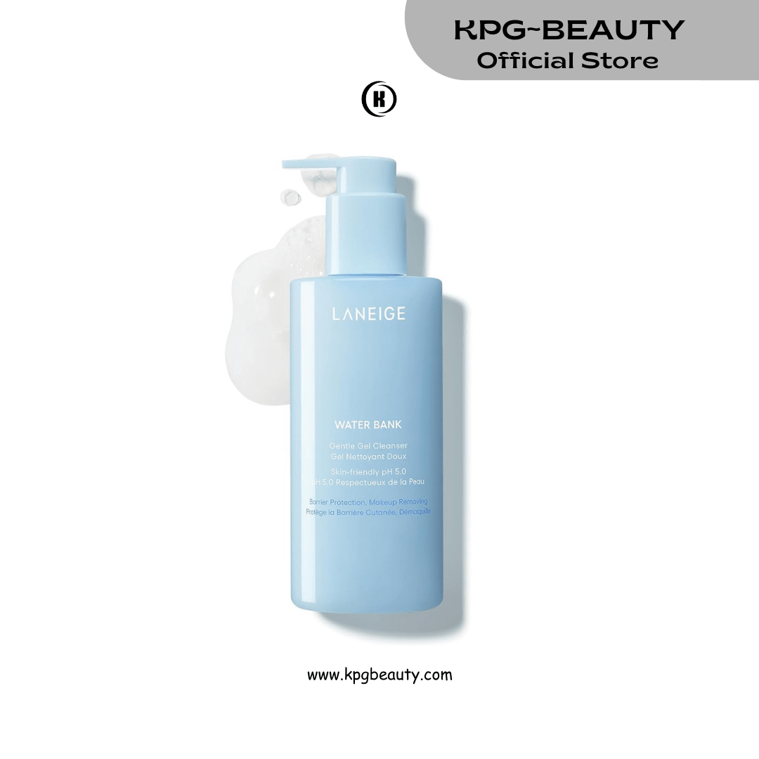 LANEIGE Water Bank Gentle Gel Cleanser: pH - Balanced & Barrier - Boosting with Blue Hyaluronic AcidLANEIGE