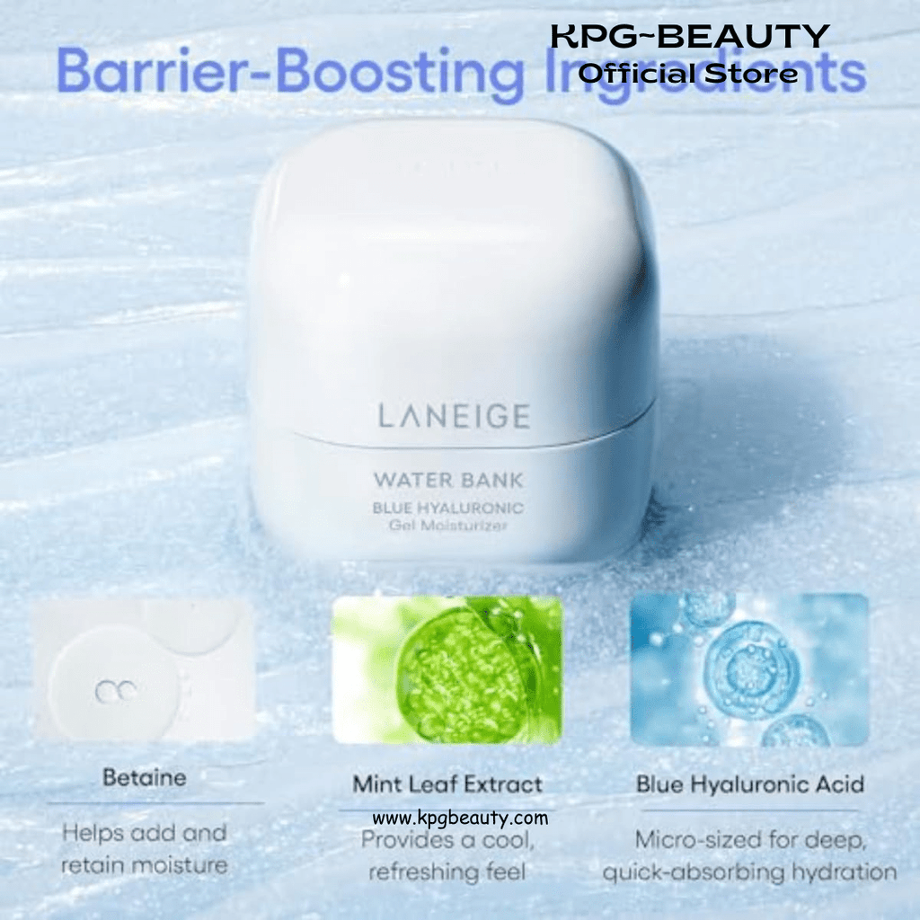 LANEIGE Water Bank Hyaluronic Acid Moisturizer Gel for Oily Skin | Moisturizer for Face | Oil Free Non Sticky | Light Gel Formula with Hydration | Face Cream for Men and Women | Korean Skincare 50MLLANEIGE