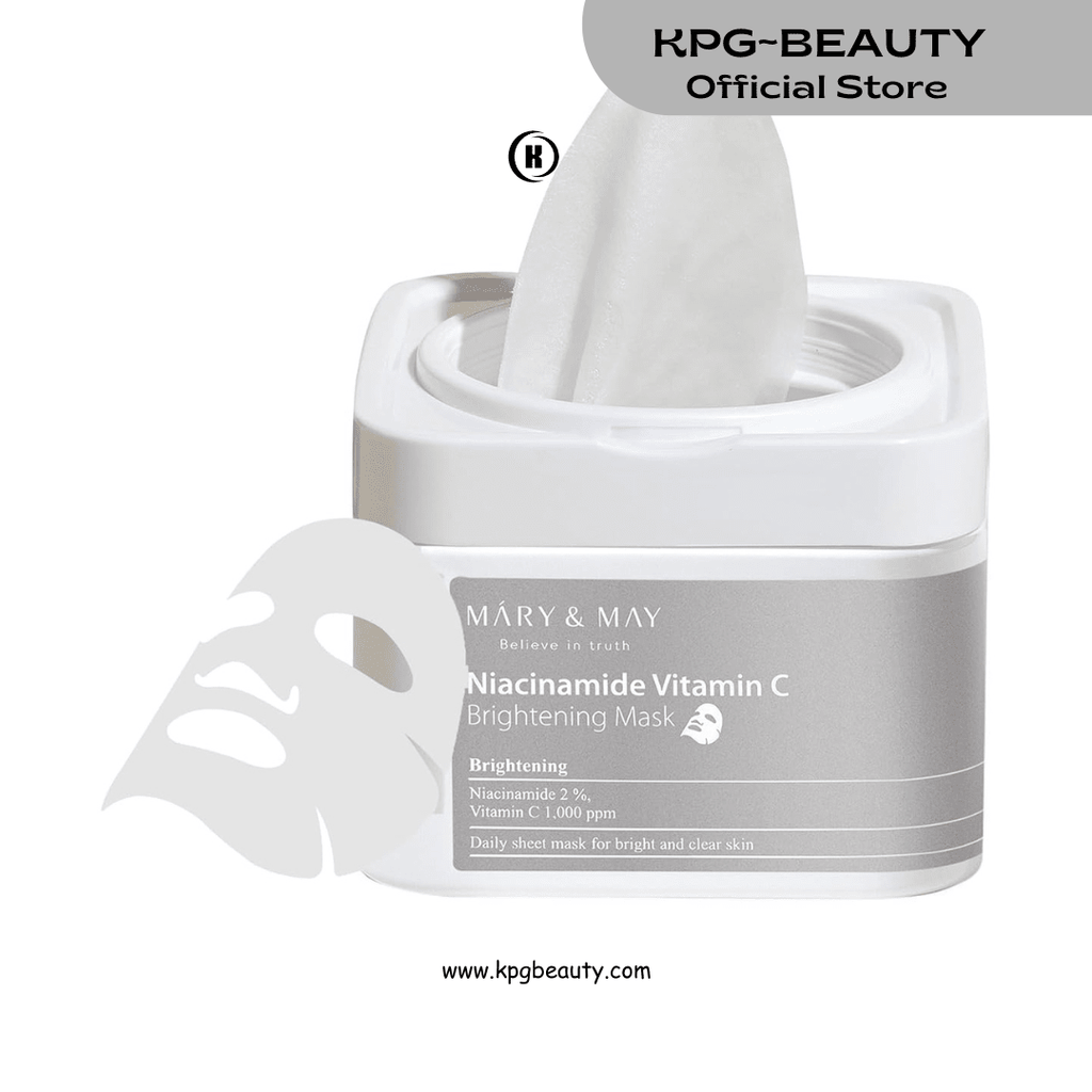 Mary & May Niacinamide Vitamin C Brightening Mask (30EA/400g) KPG BEAUTY