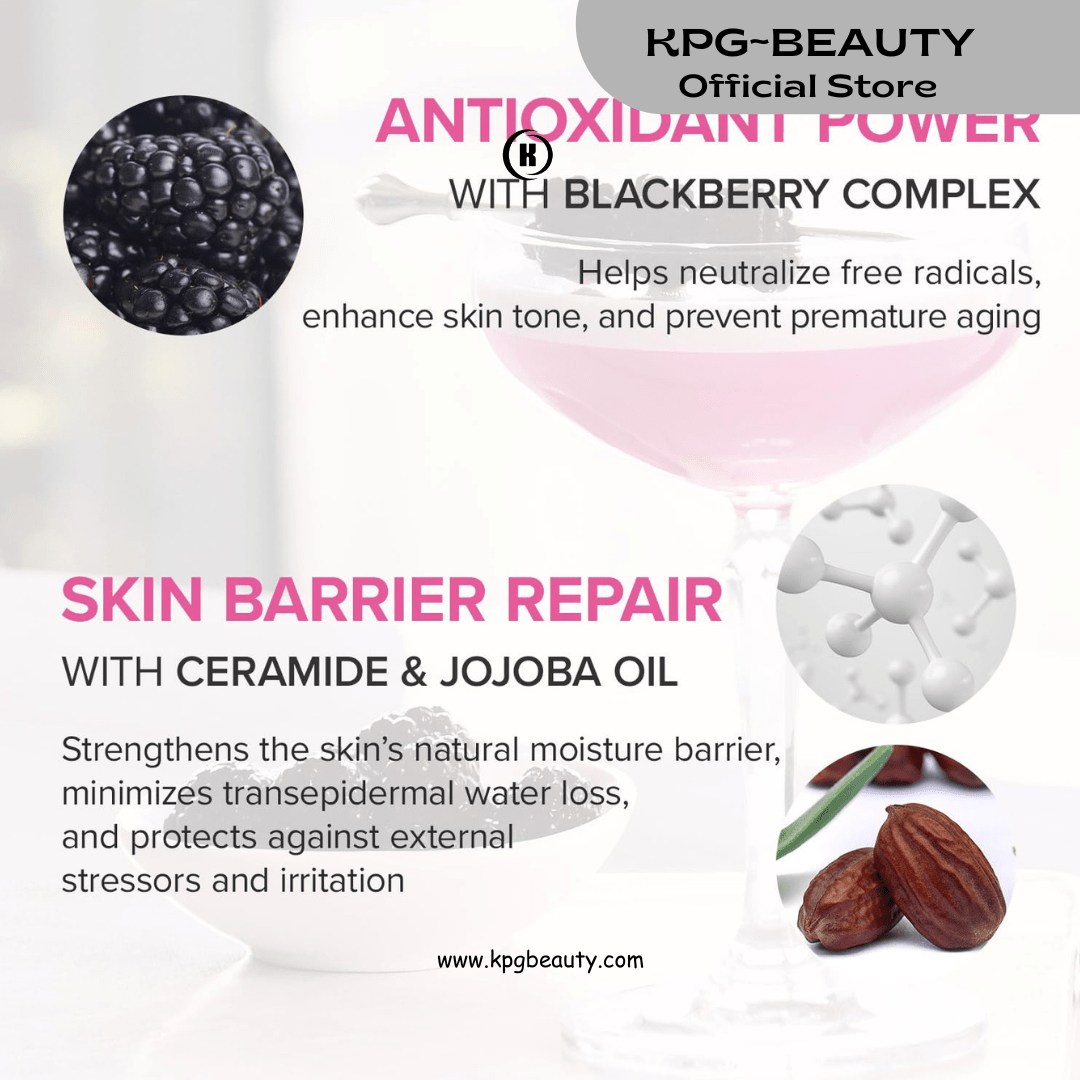 Mary & May Vegan Blackberry Cream Essence Milky Hydration Toner 140mlMary & May