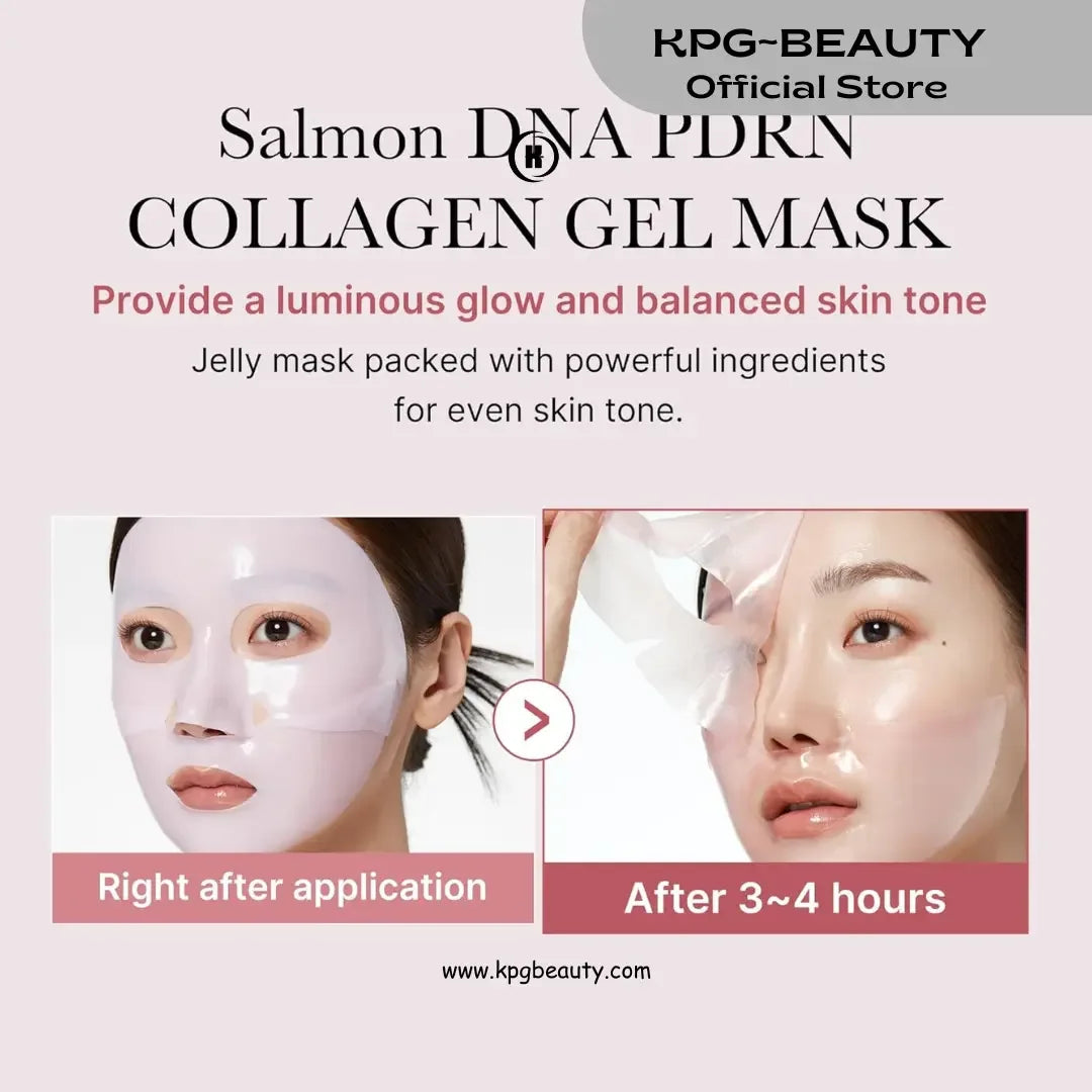 Medicube All Day Glass Glow Skin Duo – Collagen & Salmon DNA PDRN MasksMedicube
