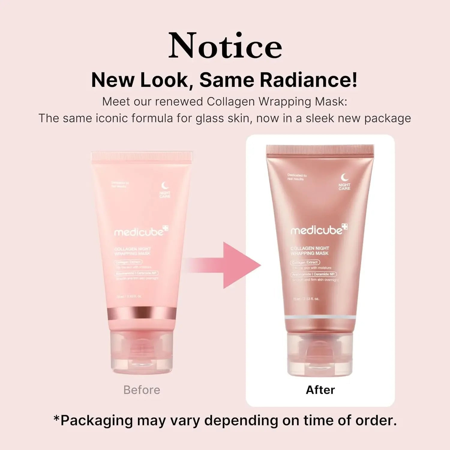 Medicube Collagen Overnight Wrapping Peel Off Facial Mask Pack - ElasticitySkin - KPGBEAUTY