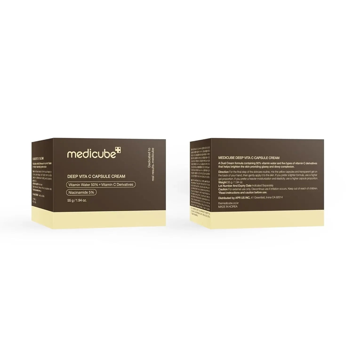 Medicube Deep Vitamin C Golden Capsule Face Moisturizer KPGBEAUTY