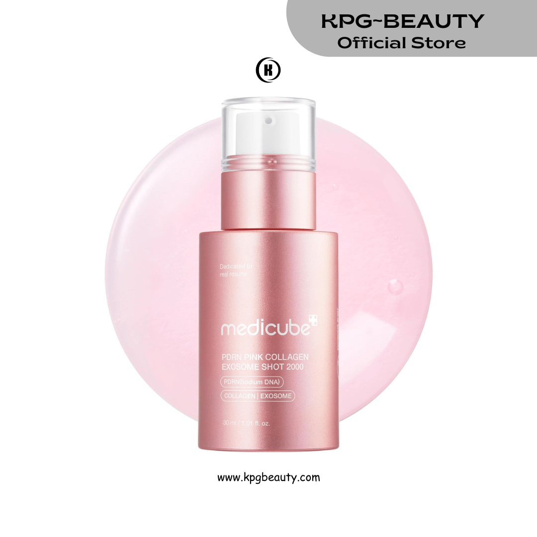 medicube Exosome Shot PDRN Pink Collagen 2,000 PPM Spicule Facial Serum | Liquid Skin Booster | Exosome, Salmon DNA Spicules | Uneven Skin Tone, Pore Care, Skin Texture | Korean Skincare, 1.01 fl.ozMedicube