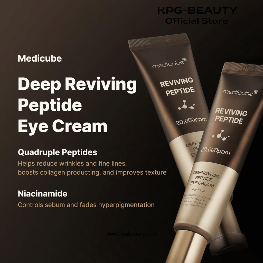 medicube Eye Serum with Deep Reviving Peptide | Eye Treatment Serum with Multi Peptides, Niacinamide & Squalane | Reduces Signs of Aging and FIne Lines | Korean Skincare, 1.01 fl.ozMedicube