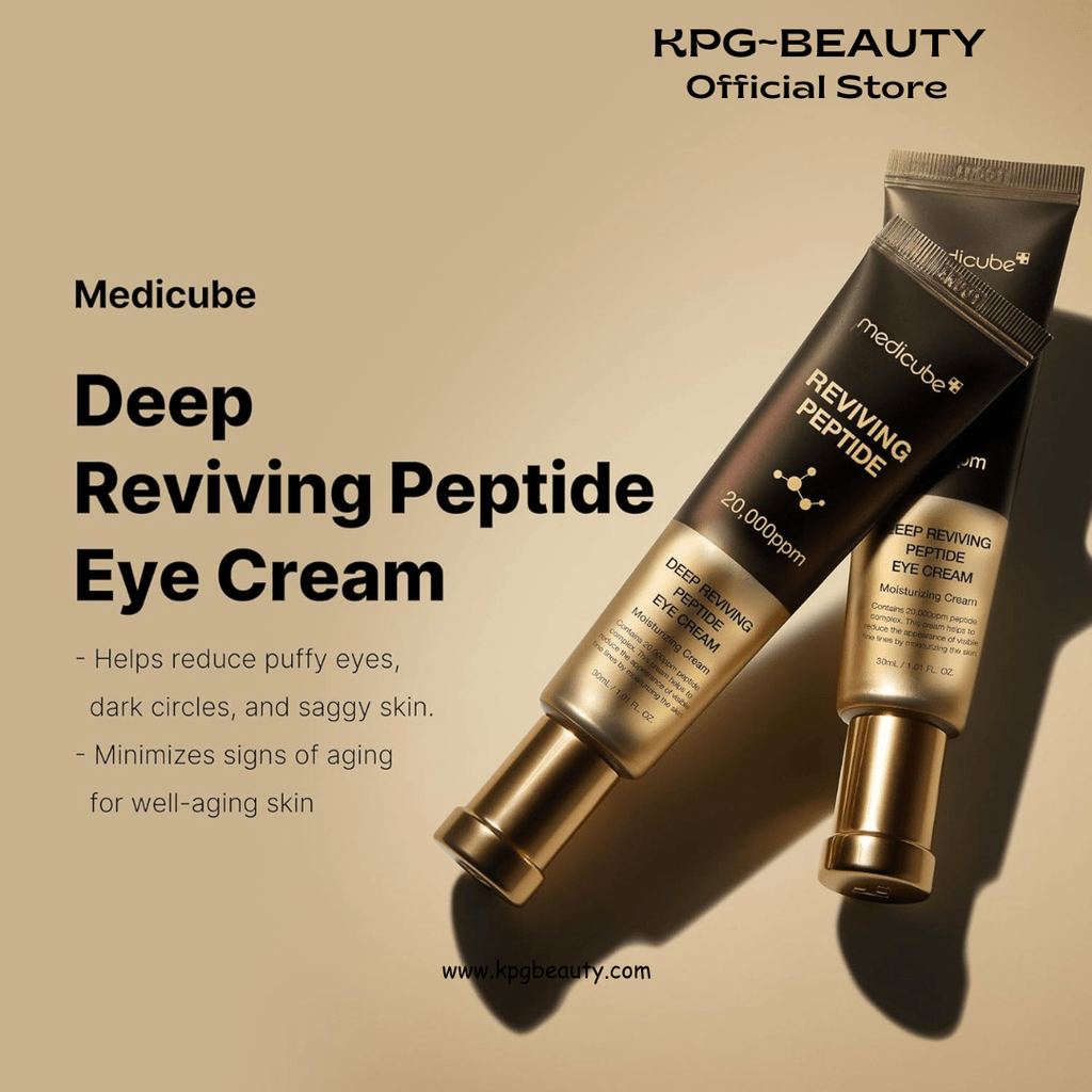 medicube Eye Serum with Deep Reviving Peptide | Eye Treatment Serum with Multi Peptides, Niacinamide & Squalane | Reduces Signs of Aging and FIne Lines | Korean Skincare, 1.01 fl.ozMedicube