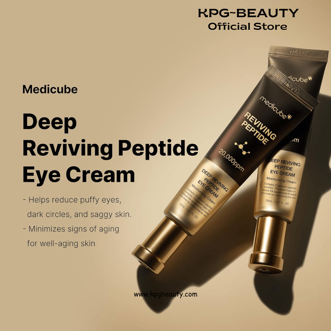 medicube Eye Serum with Deep Reviving Peptide | Eye Treatment Serum with Multi Peptides, Niacinamide & Squalane | Reduces Signs of Aging and FIne Lines | Korean Skincare, 1.01 fl.ozMedicube