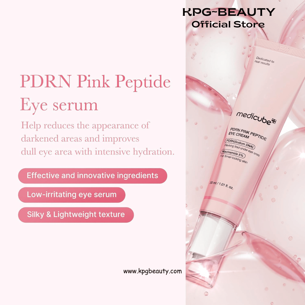 medicube Eye Serum with Salmon DNA PDRN & Pink Peptides | 99% Purity Retinol for Fine Lines | PDRN & Niacinamide for Uneven Skin Tone | Korean Skincare, 1.01 fl.ozMedicube