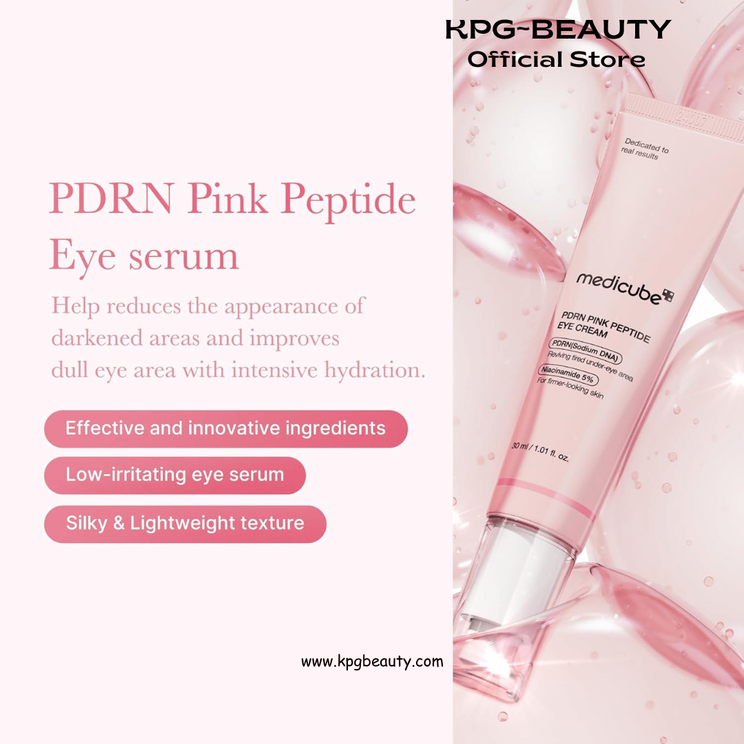 medicube Eye Serum with Salmon DNA PDRN & Pink Peptides | 99% Purity Retinol for Fine Lines | PDRN & Niacinamide for Uneven Skin Tone | Korean Skincare, 1.01 fl.ozMedicube