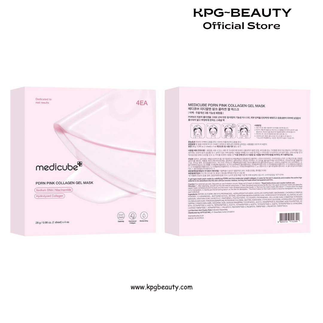 medicube Jelly Gel Mask Salmon DNA PDRN Pink Collagen Glass Glow Care (1 Pcs) KPG BEAUTYMedicube