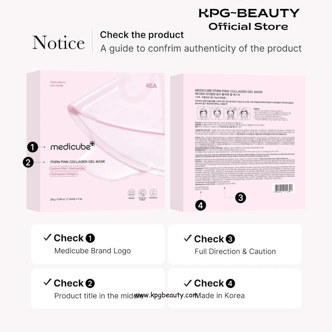 medicube Jelly Gel Mask Salmon DNA PDRN Pink Collagen Glass Glow Care (1 Pcs) KPG BEAUTYMedicube