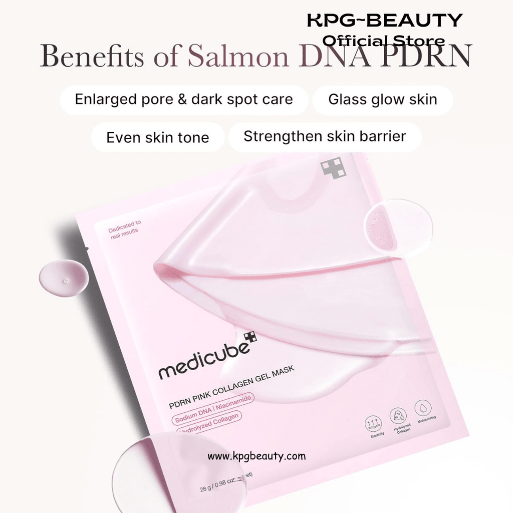 medicube Jelly Gel Mask Salmon DNA PDRN Pink Collagen Glass Glow Care (1 Pcs) KPG BEAUTYMedicube