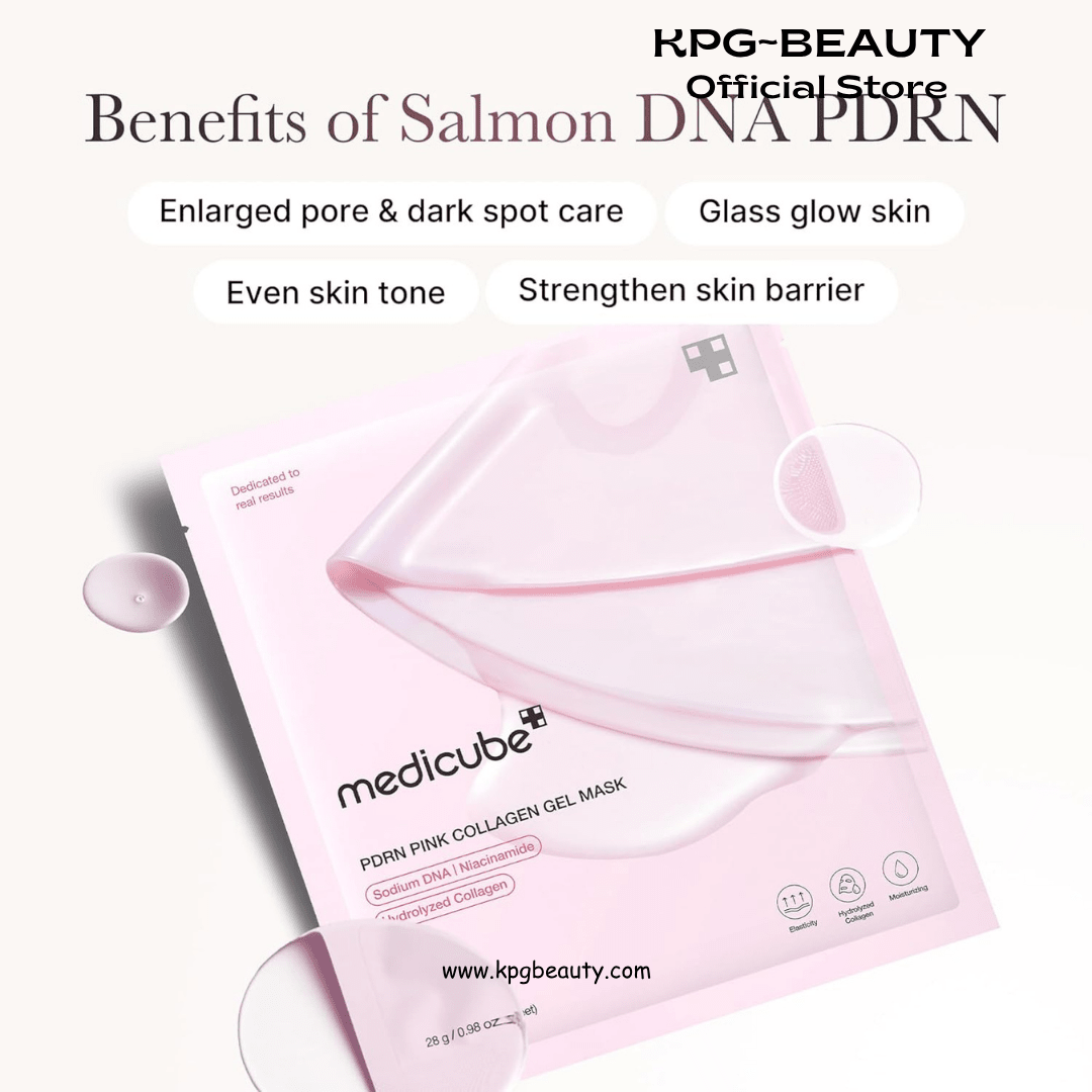 medicube Jelly Gel Mask Salmon DNA PDRN Pink Collagen Glass Glow Care (1 Pcs) KPG BEAUTYMedicube