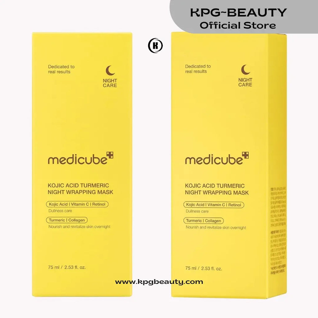 Medicube Kojic Acid Turmeric Overnight Wrapping Peel Off Mask KPGBEAUTY