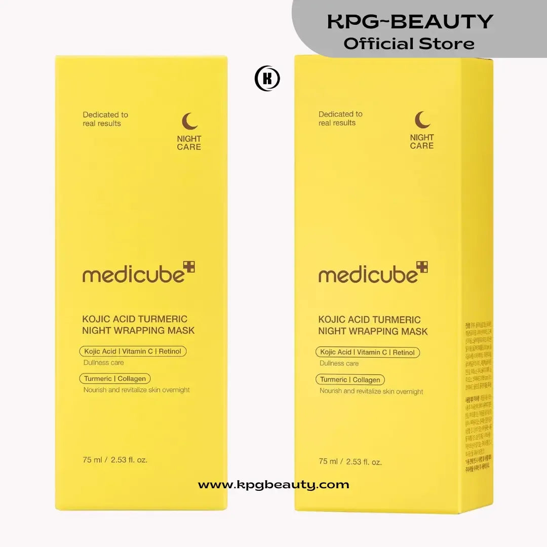 Medicube Kojic Acid Turmeric Overnight Wrapping Peel Off Mask KPGBEAUTY