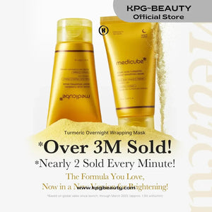 Medicube Kojic Acid Turmeric Overnight Wrapping Peel Off Mask KPGBEAUTY