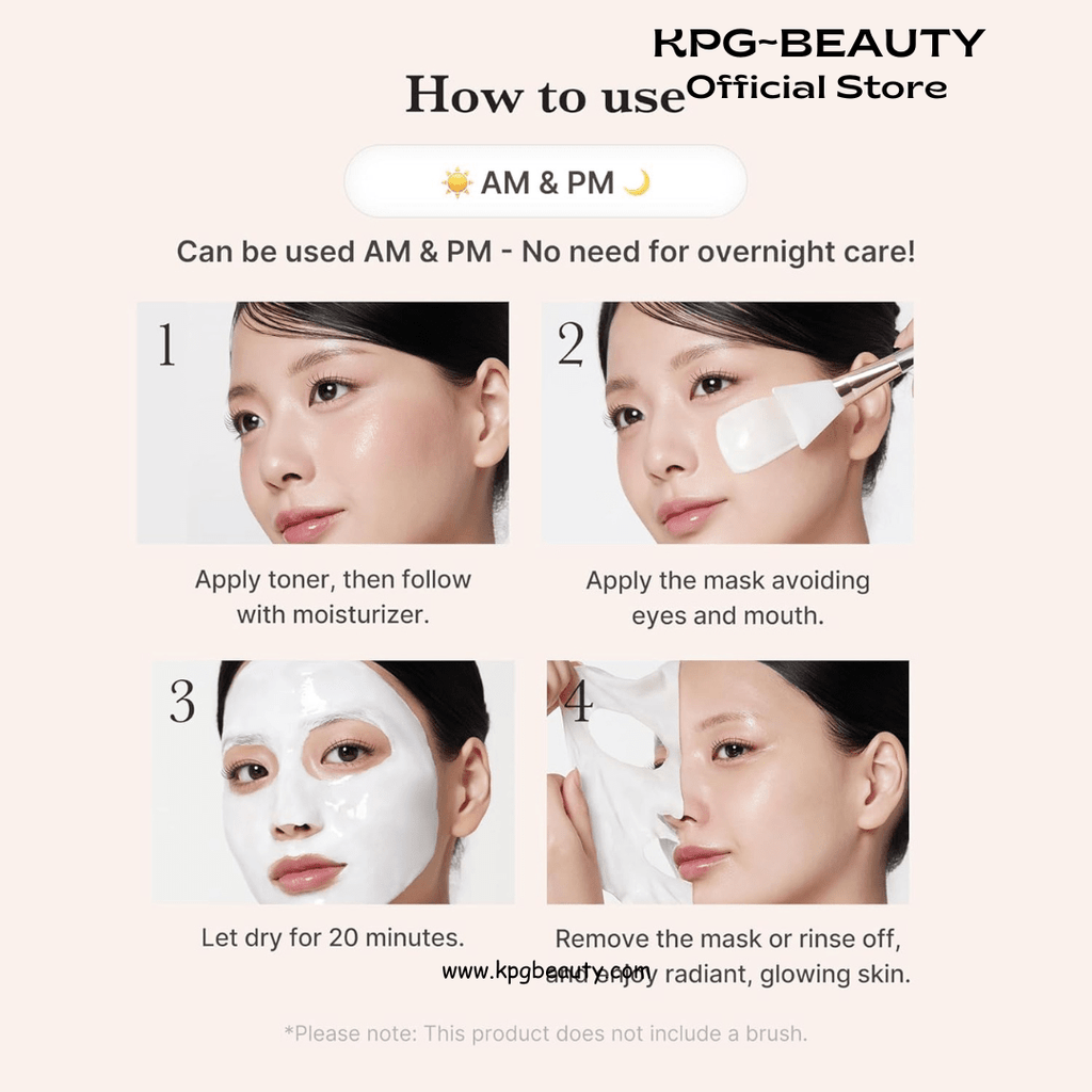 medicube Milky Collagen Double Glow Lock Duo: Collagen Glazed Milky Wrapping Mask and Booster Serum | 130DaCollagen, Niacinamide, Glutathione for Plumped, Radiant Glass SkinMedicube