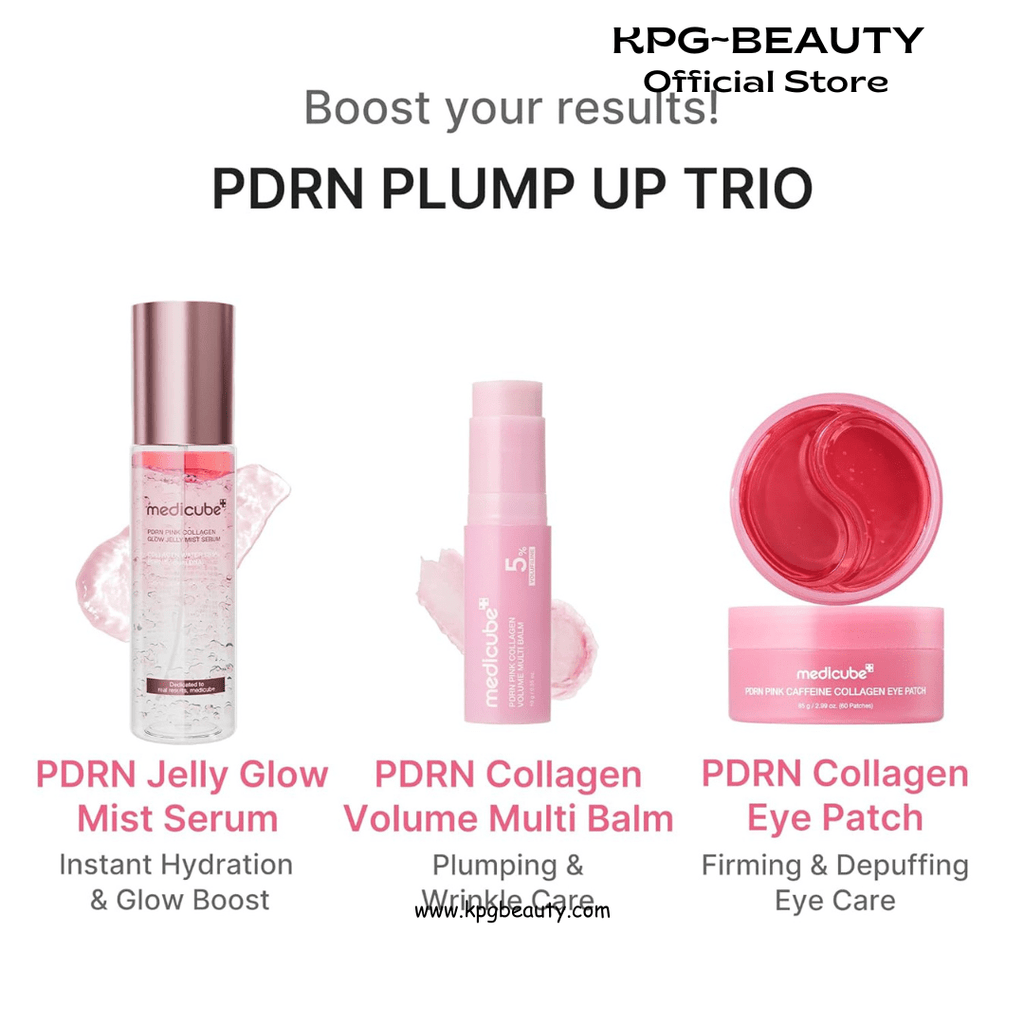 medicube PDRN Pink Collagen Volume Multi Balm Stick | Volufiline, PDRN, NAD, Collagen | Face & Body Balm for Under - Eyes, Neck, Forehead, Smile Lines, Lips | Plumping, Radiance, Line Care | K - BeautyMedicube