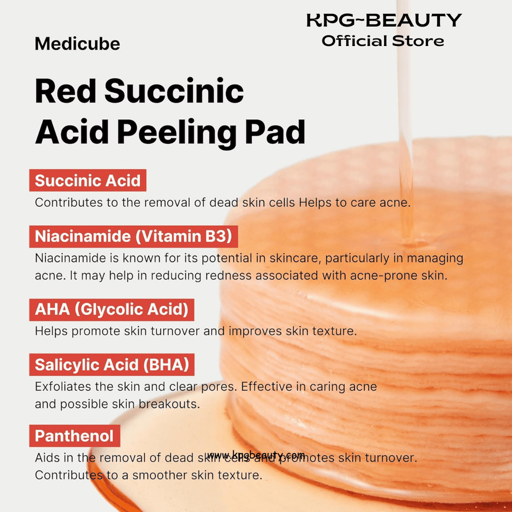 medicube Swipe & Spray Red Duo for Troubled Skin: Red Succinic Acid Panthenol Facial Peeling Pads and Power Soothing SprayMedicube