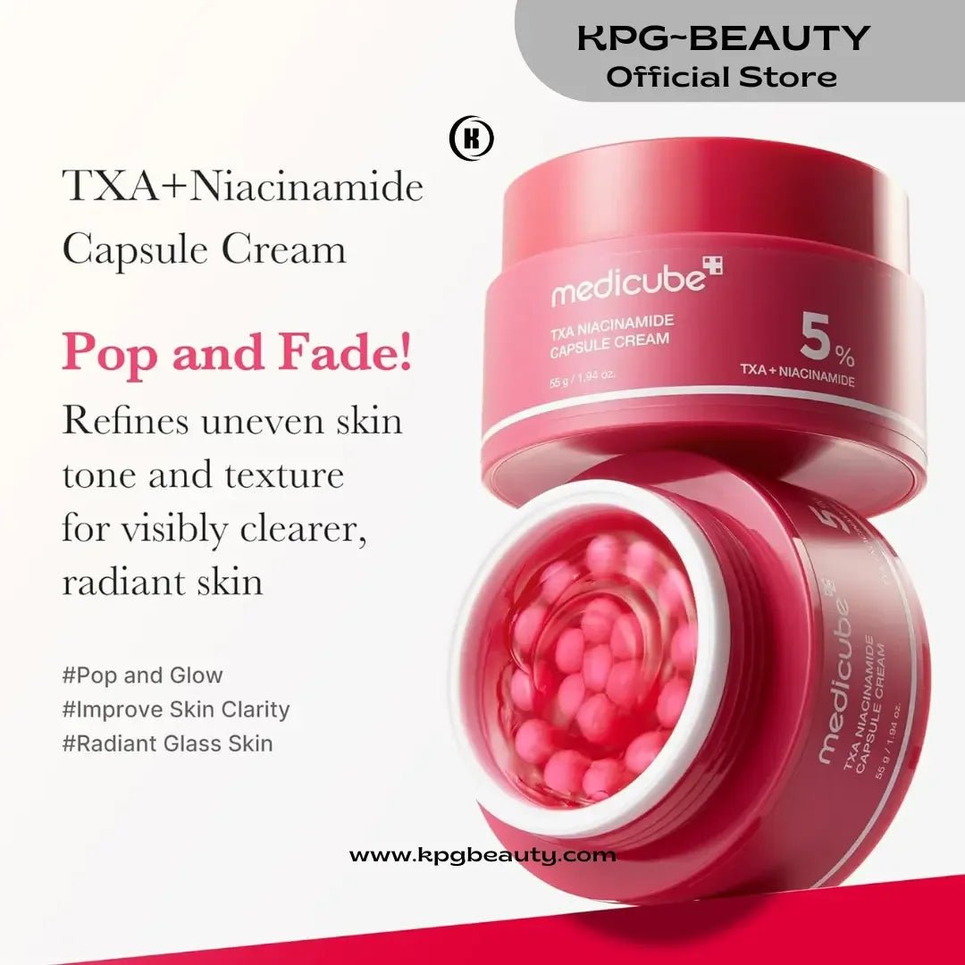 medicube TXA+Niacinamide Capsule Cream | Dual Radiance MoisturizerPure Tranexamic Acid | Korean Skincare 55 Grams - KPGBEAUTY