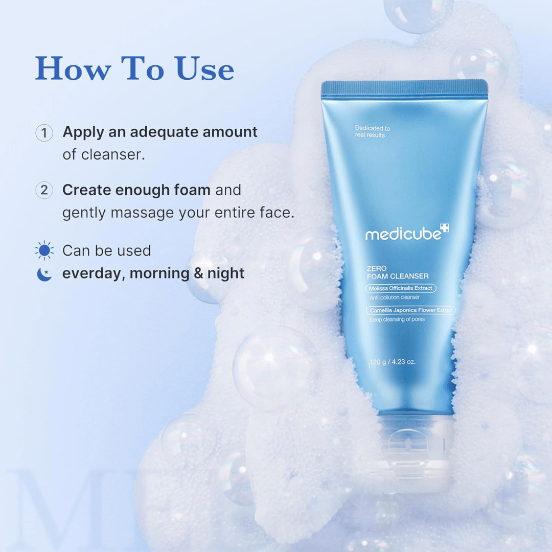 Medicube Zero Foam Cleanser Gentle Pore Care Cleanser 120g KPG BEAUTYMedicube