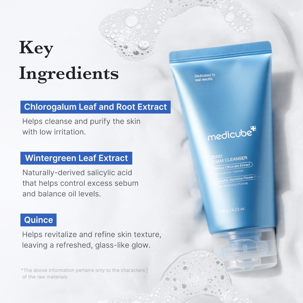 Medicube Zero Foam Cleanser Gentle Pore Care Cleanser 120g KPG BEAUTYMedicube