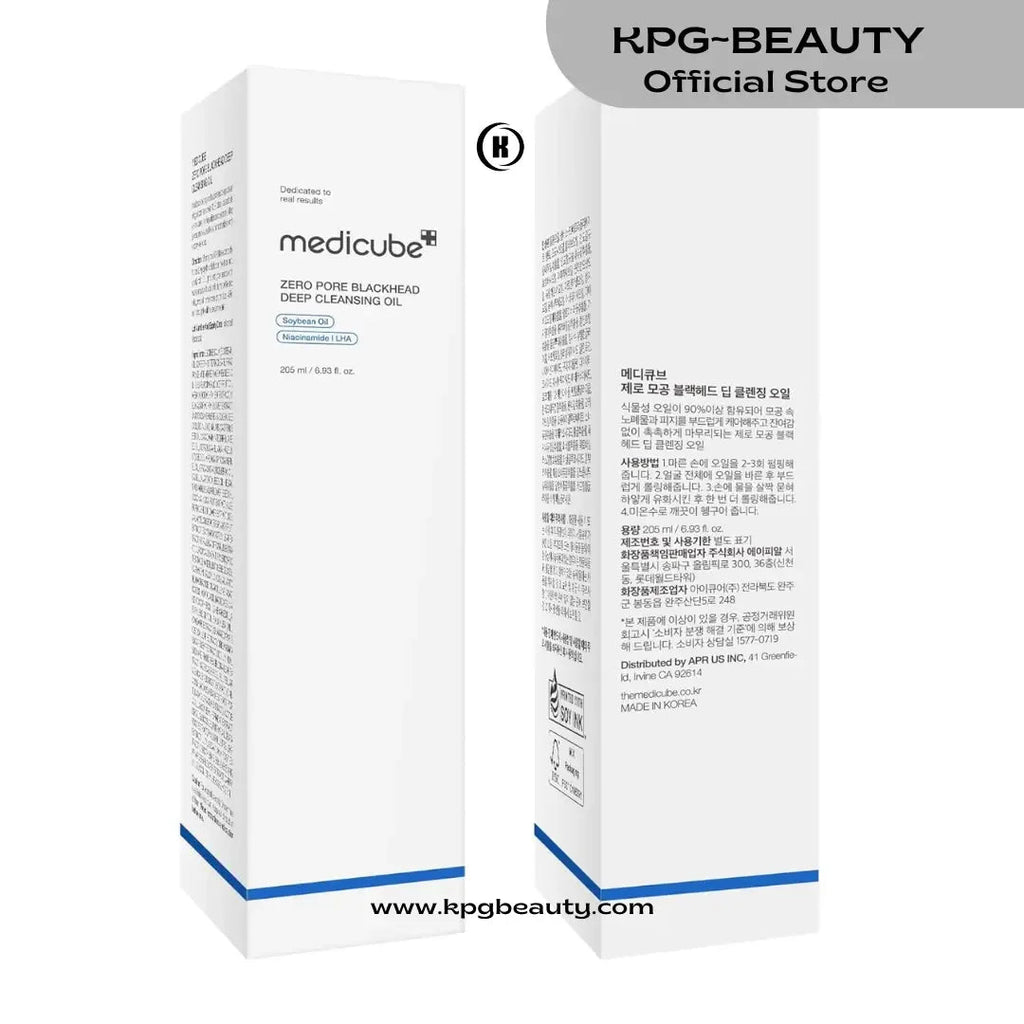 medicube Zero Pore Blackhead Deep Cleansing Oil | Makeup Remover