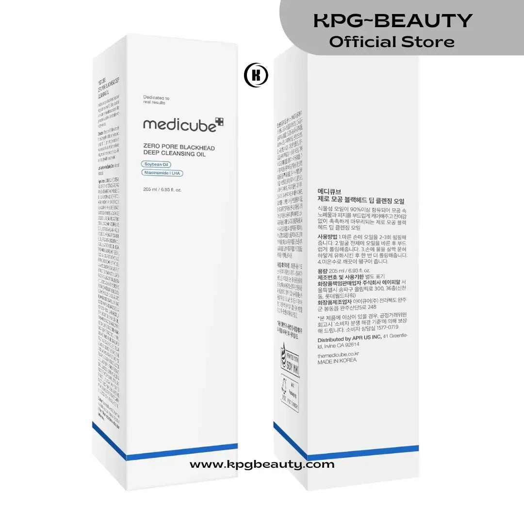 medicube Zero Pore Blackhead Deep Cleansing Oil | Makeup Remover