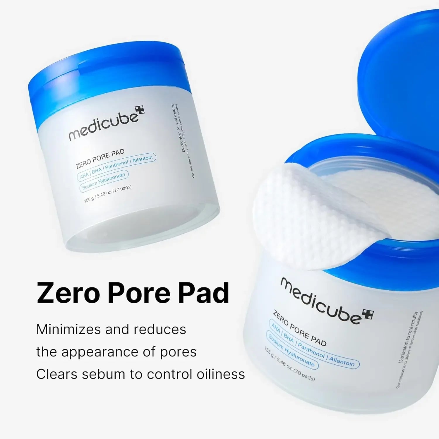 Medicube Zero Pore Pads 2.0 – AHA BHA Exfoliating Toner Pads for Pore Care (70 Pads) KPG BEAUTYMedicube