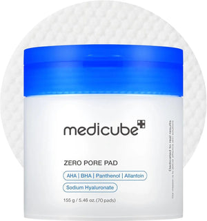 Medicube Zero Pore Pads 2.0 – AHA BHA Exfoliating Toner Pads for Pore Care (70 Pads) KPG BEAUTYMedicube