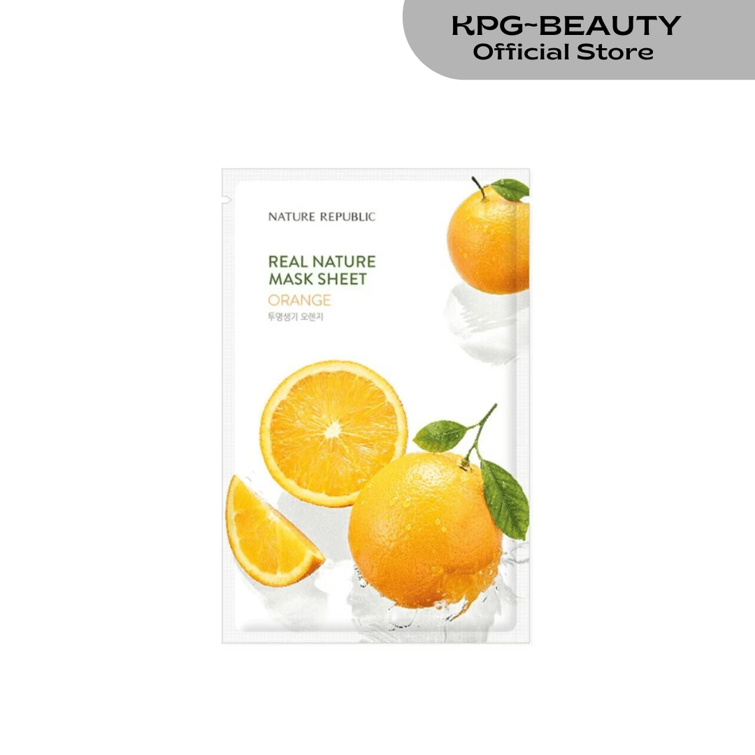 Nature Republic Real Nature Orange Mask Sheet 23ml KPG BEAUTYNature Republic