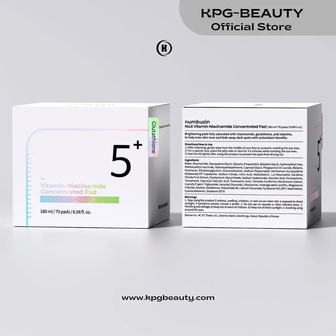 Numbuzin No.5 Toner Pads – Dark Spot Correcting & Brightening Skincare SolutionNumbuzin