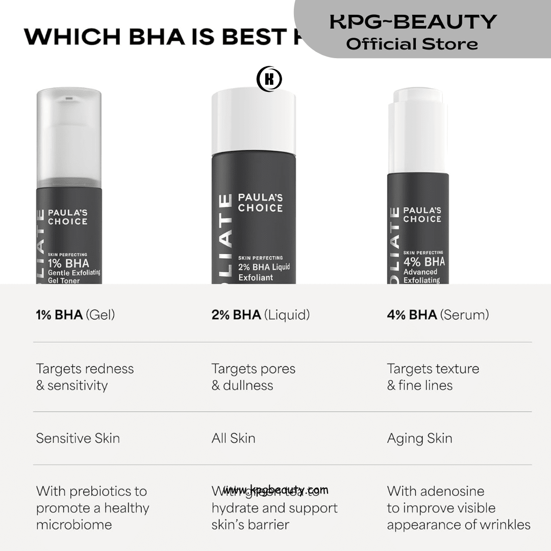 Paula's Choice Skin Perfecting 2% BHA Liquid Exfoliant with Salicylic Acid – Pore Minimizer & Blackhead Treatment 30 ml | KPG BeautyKPGBEAUTY