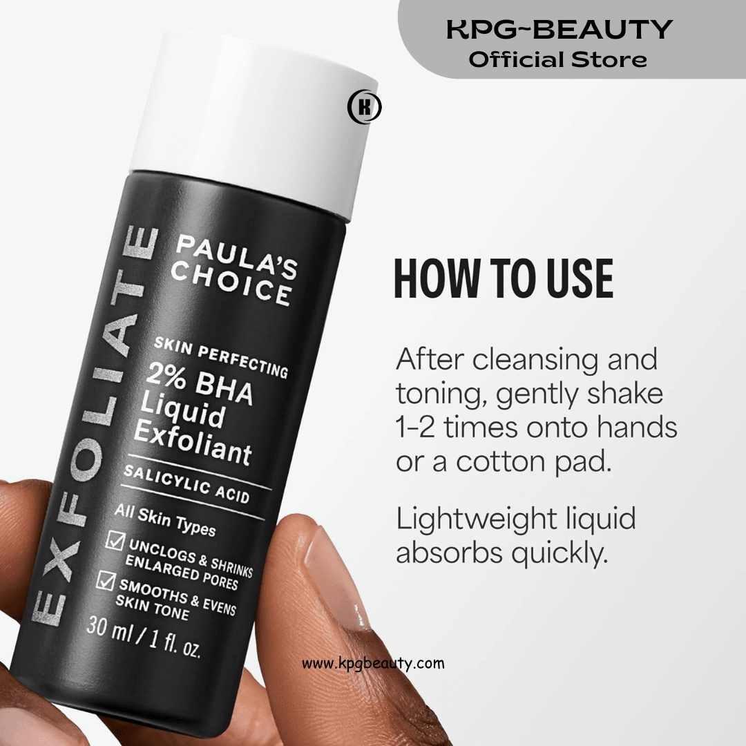 Paula's Choice Skin Perfecting 2% BHA Liquid Exfoliant with Salicylic Acid – Pore Minimizer & Blackhead Treatment 30 ml | KPG BeautyKPGBEAUTY