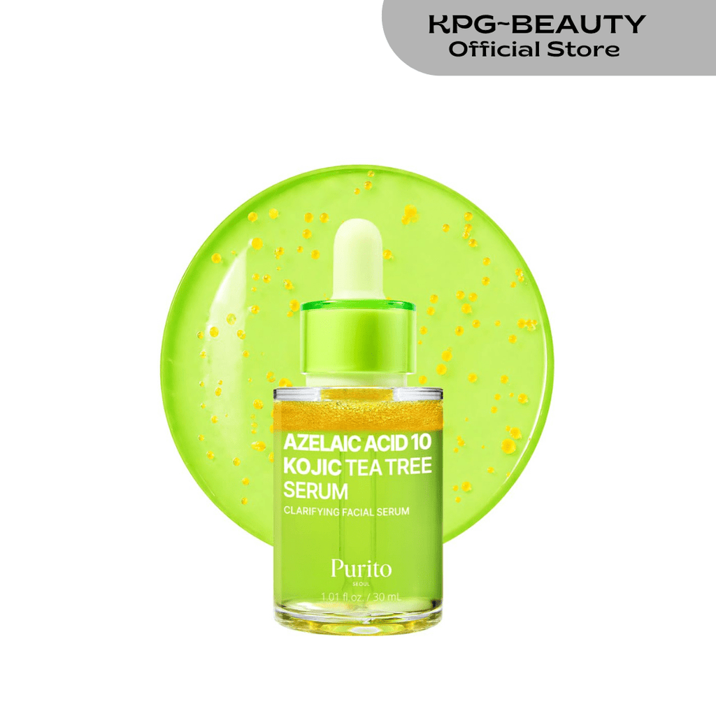 PURITO Azelaic Acid 10% + Kojic Acid + Tea Tree Facial Serum Blemish Care KPG BEAUTYPurito Seoul