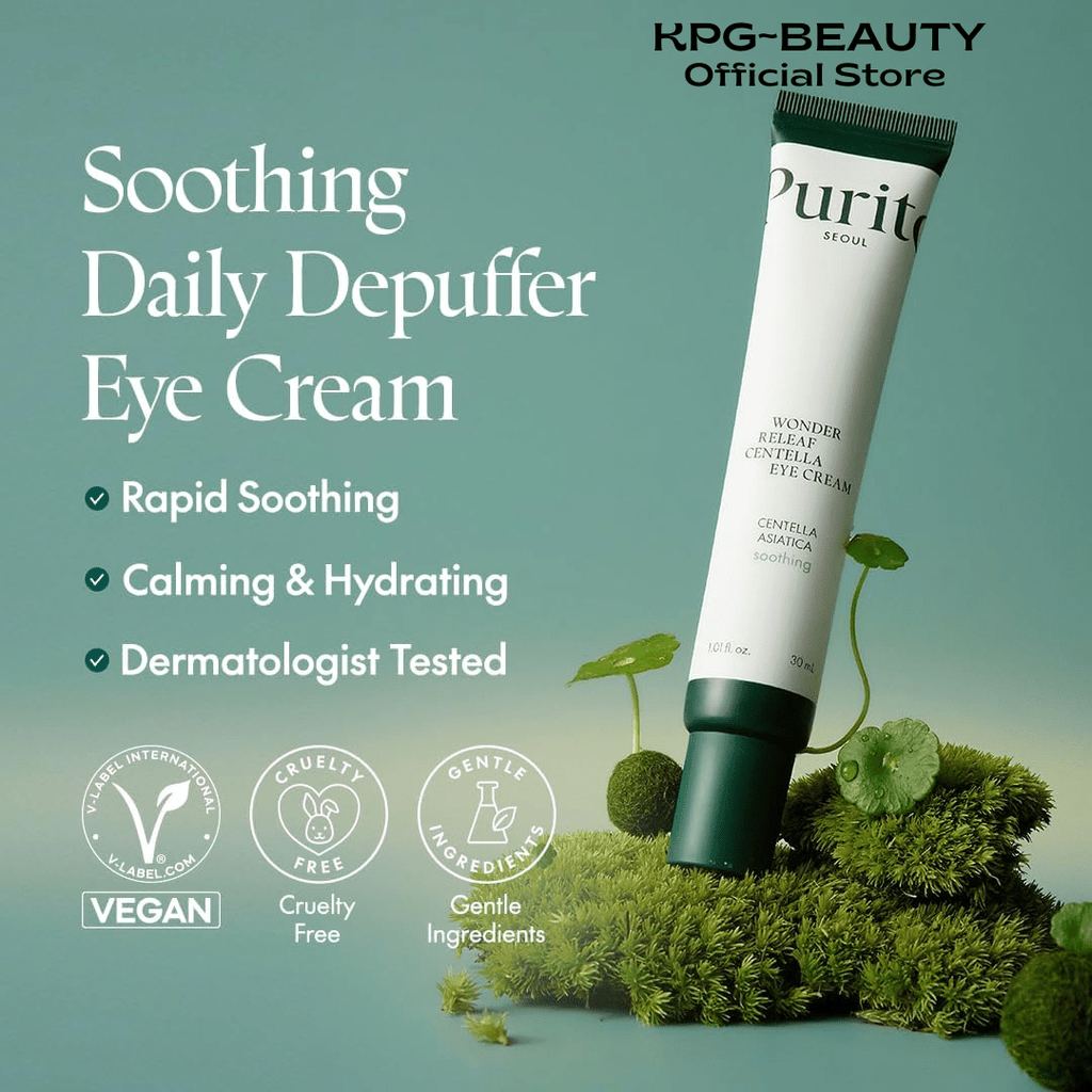 PURITO Centella Eye Cream, Korean Centella, for Sensitive Skin, Soothing, Facial Eye Cream for face, Dark Circles, Wrinkles, Puffiness, K-Beauty, Vegan & Cruelty-Free, 30ml 1fl.ozPurito Seoul