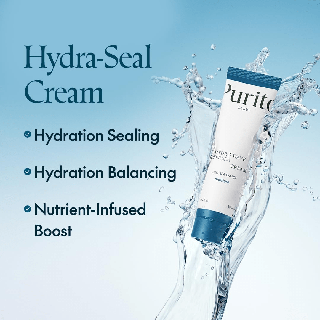 PURITO Deep Sea Cream Lightweight Hydrating Face Moisturizer KPG BEAUTYPurito Seoul