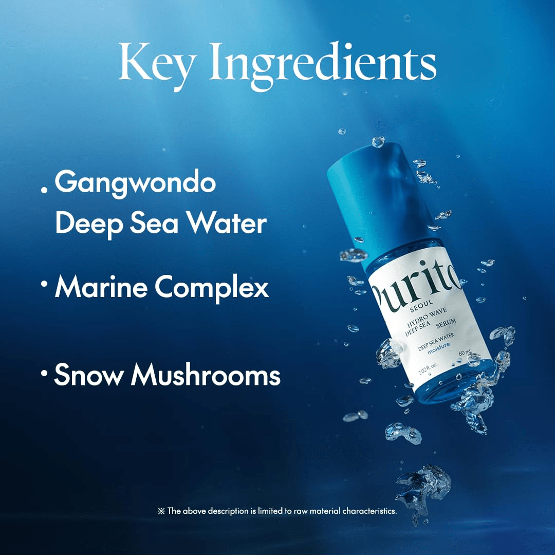 PURITO Deep Sea Serum Hydrating Plumping Face Serum KPG BEAUTYPurito Seoul