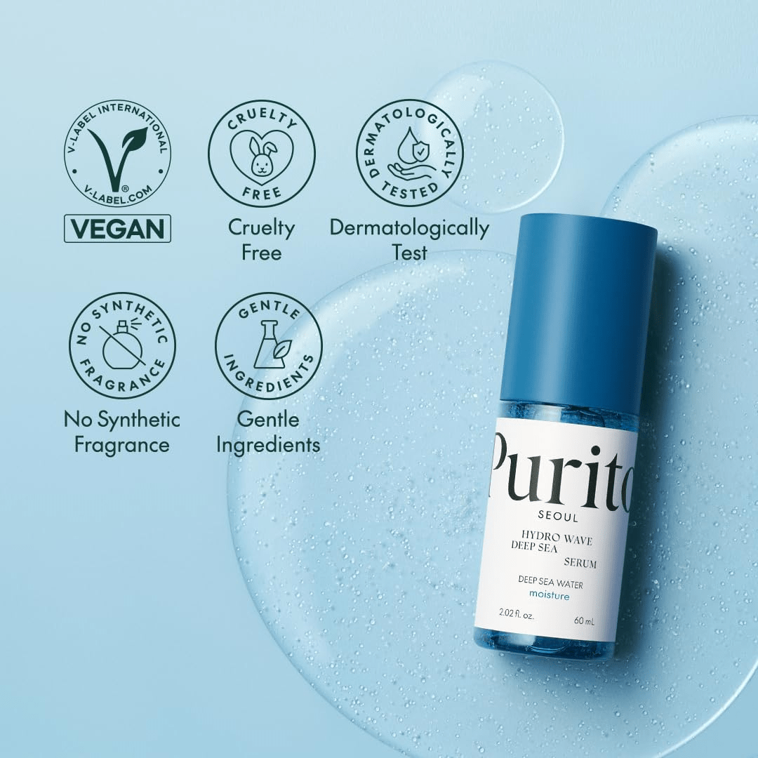 PURITO Deep Sea Serum Hydrating Plumping Face Serum KPG BEAUTYPurito Seoul